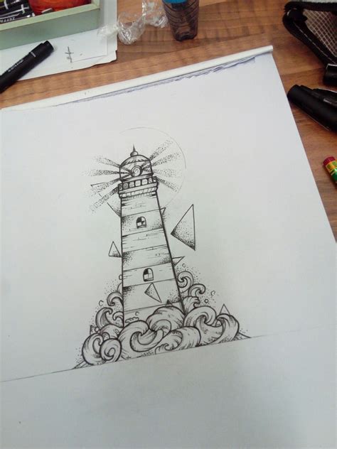 tatouage phare femme